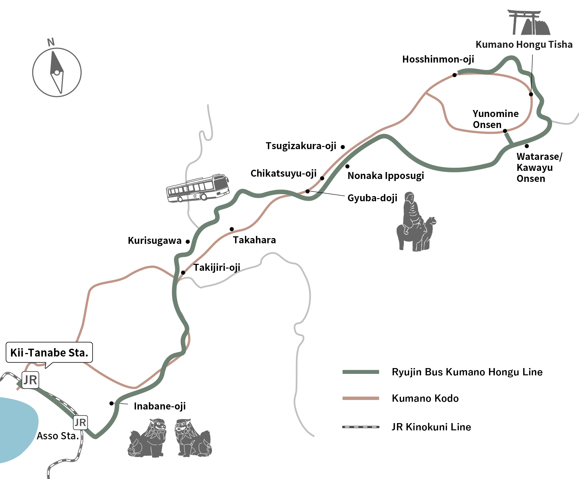 Bus pass area MAP